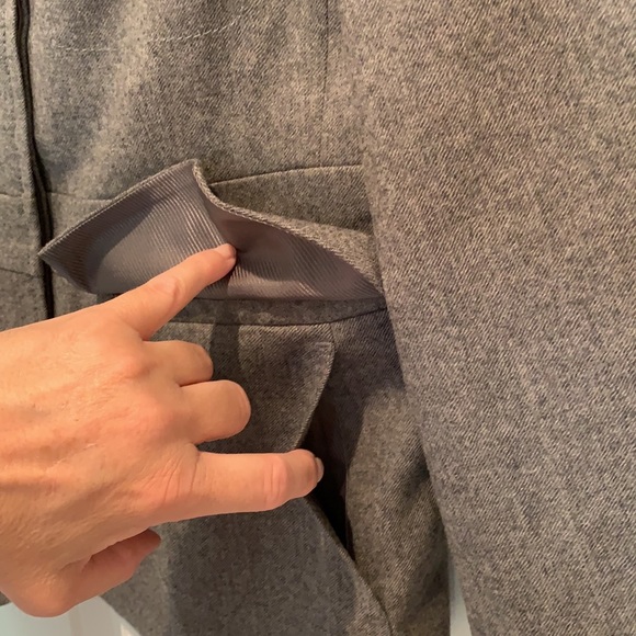 Banana Republic grey wool military jacket - Picture 6 of 12